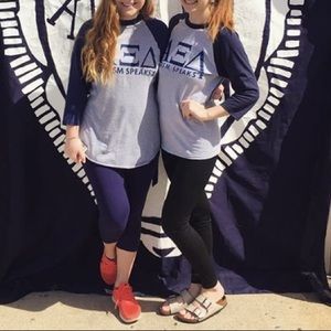 Alpha Xi Delta Autism Speaks Baseball Tee